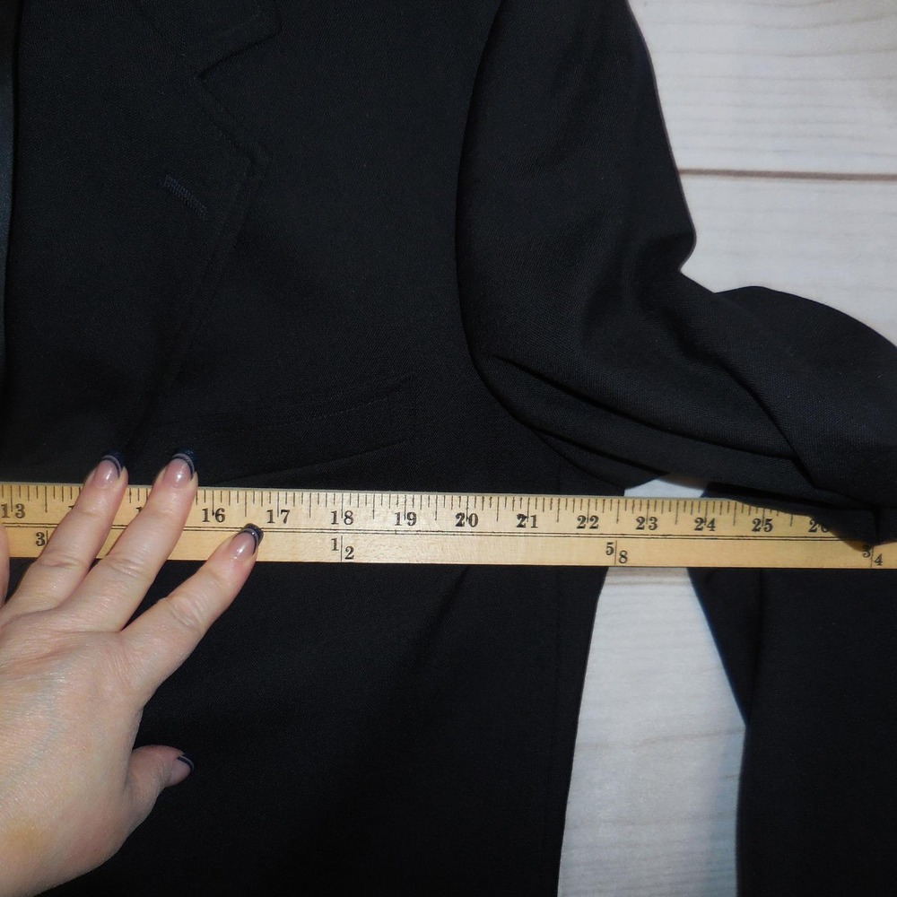 VTG‎ Brooks Brothers Brooksease Navy Blue Wool Blazer Gold Buttons 41 Long - Picture 2 of 9
